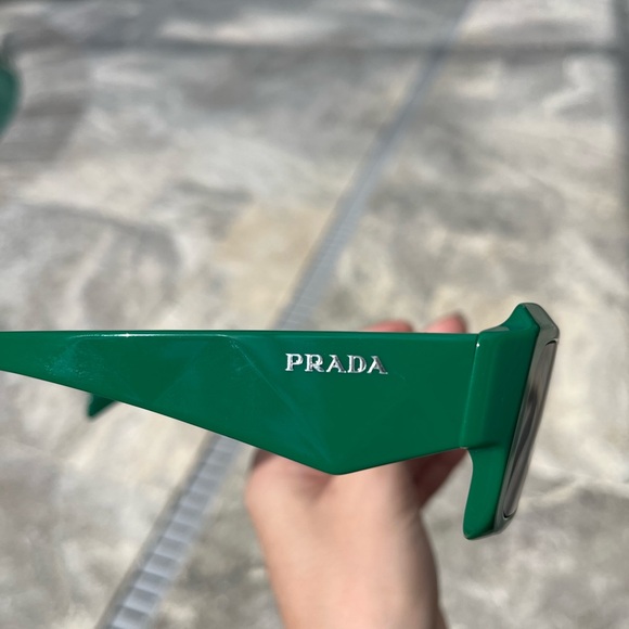 Green PRADA Sunglasses *Open to Offers* main image 2